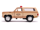 Hopper's Chevrolet Blazer "Hawkins Police Dept." "Stranger Things" (2016) TV Series "Hollywood Rides" 1/32 Diecast Model Car by Jada