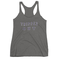 Tripped out college Women's Racerback Tank