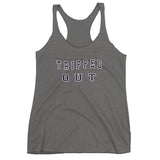 Tripped out college Women's Racerback Tank