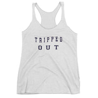 Tripped out college Women's Racerback Tank