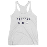 Tripped out college Women's Racerback Tank