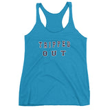 Tripped out college Women's Racerback Tank